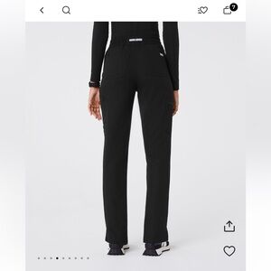 Women's Black High Waisted Dowa - Scrub Pant